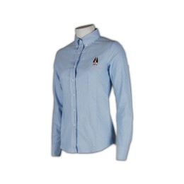 R120 embroidered logo blouses hongkong  R120 embroidered logo blouses hongkong